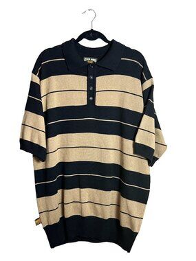 FB County Charlie Brown Polo Sweater Striped NWT Large